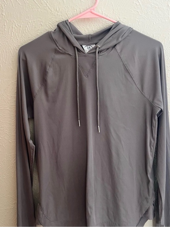 Sage Collective Sweaters - SAGE Collective Gray Performance Hoodie Size Small